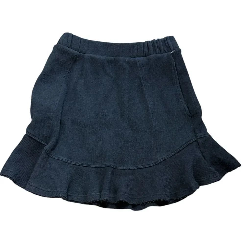 Free People Beach Black Knit Skirt